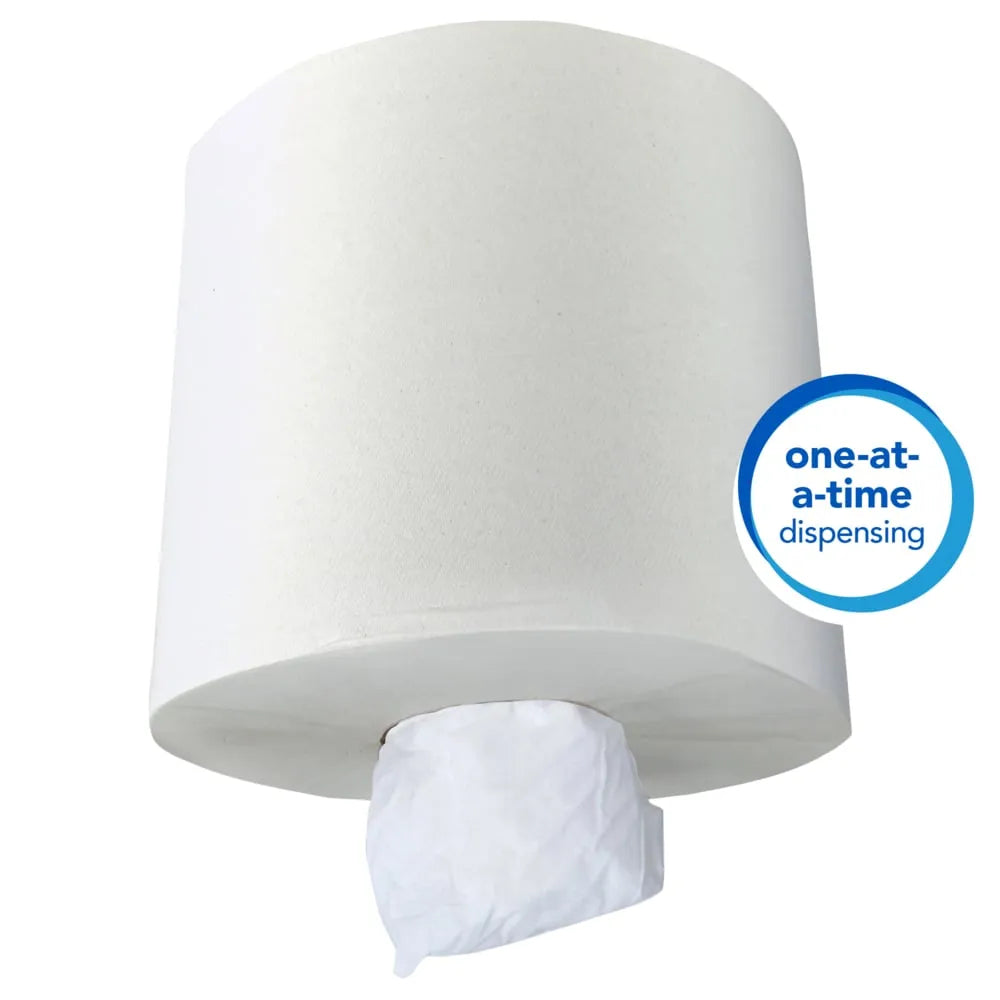 Towels, Center Pull, KC Scott 01010 White, Case of 4/500