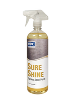 Sure Shine: Stainless Steel Cleaner & Polish, RTU,  Quart