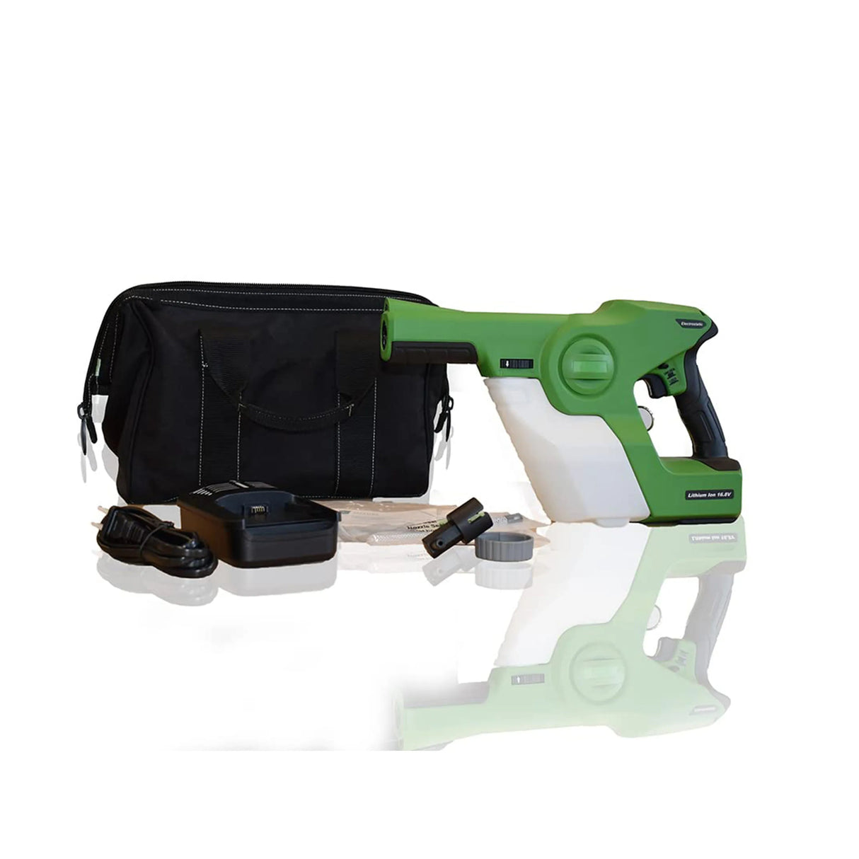 Victory Innovations Cordless Electrostatic Handheld Sprayer Bundle Pack: Enhanced Disinfection with ParvoScrub or GymCide Concentrate