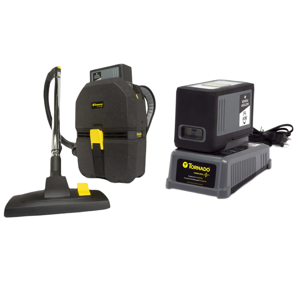 Tornado Zephyr Cordless Backpack Vacuum