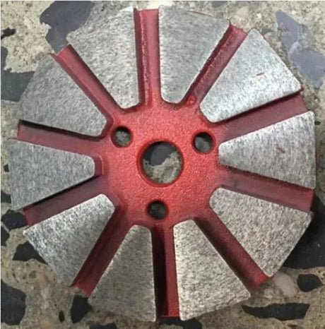 Aztec Products 200 Grit 3" Metal Bond Diamond Grinding Puck, 10 Segments (Each) 