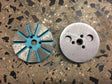 Aztec Products 30 Grit 3" Metal Bond Diamond Grinding Puck, 10 Segments (Each) 