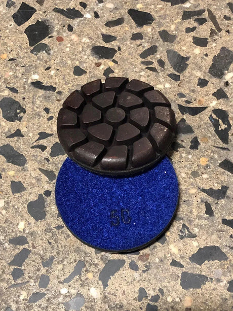 Aztec Products 50 Grit 3" Hybrid Diamond Grinding Puck (Each) 