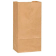  Duro 70223 Heavy Duty 25 lb Husky Grocery Bag, Brown Kraft Paper (Case of 400) 