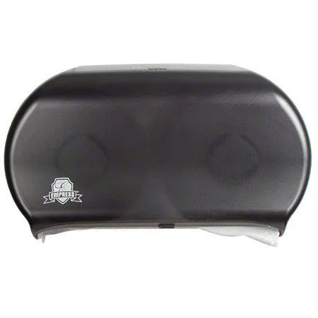  Empress Twin Dispenser For 9" Jumbo Tissue, Black, Each (EMP4000) 