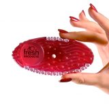 Curve Air Freshener, Spiced Apple, Solid, Red, 10/Box
