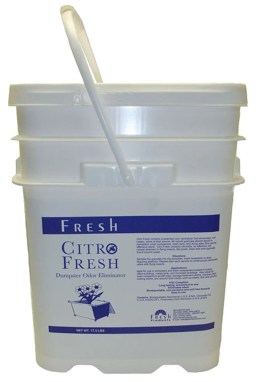 Citro-Fresh Dumpster Odor Eliminator, Citrus Slice, 5 Gallon Pail