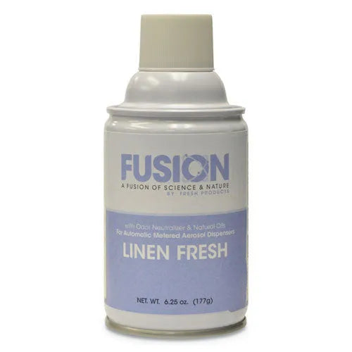  Fresh Products Fusion Metered Aerosols, Linen Fresh, 6.25 oz, 12/Carton 