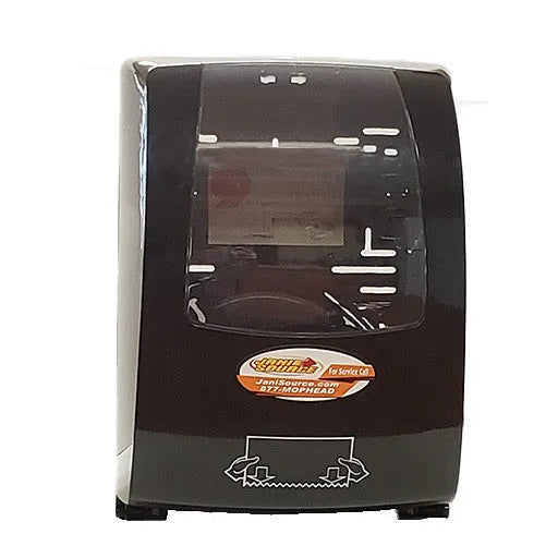 JaniSource Ad Line Mechanical Towel Dispenser, 12.05" x 10.18" x 15.99", Black (Each) 
