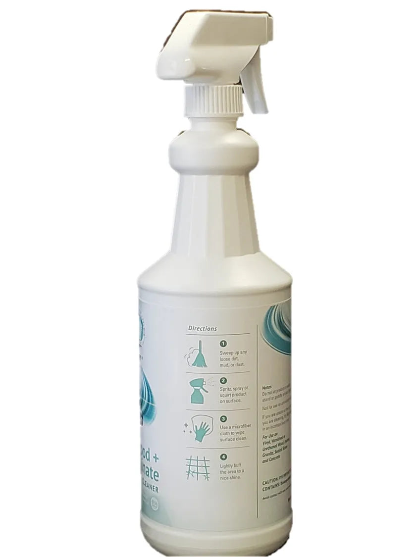 JaniSource AlpenGlow Hypoallergenic Wood & Laminate Floor Cleaner, 1 Quart 