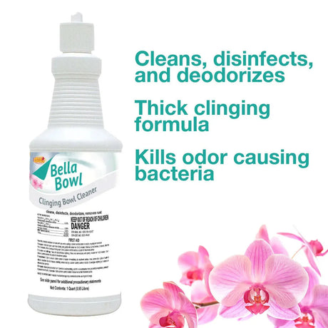 JaniSource BellaBowl Clinging Toilet Bowl Cleaner & Disinfectant, 1 Quart 