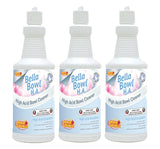 JaniSource BellaBowl HA High Acid Toilet Bowl Cleaner, 1 Quart (3-Pack) 