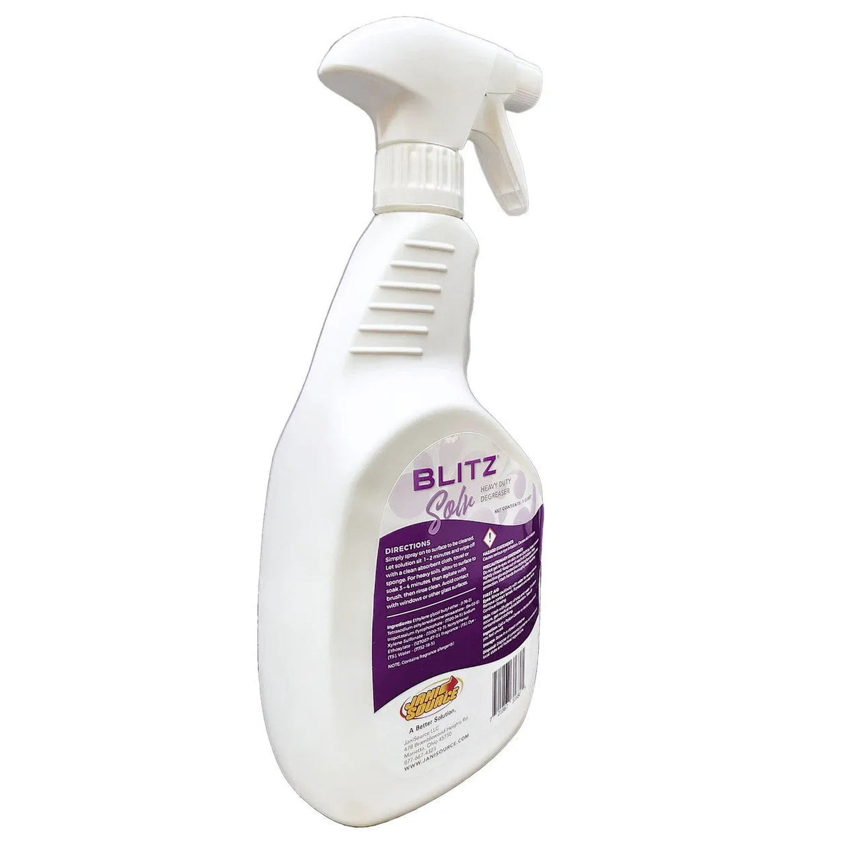 JaniSource BlitzSolv Multi-Purpose Degreaser, RTU - Quart 