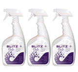 JaniSource BlitzSolv RTU Multi-Purpose Degreaser, Quart (3-Pack) 