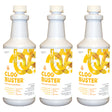 JaniSource ClogBuster Liquid Drain Opener and Clog Remover, Commercial Grade, 1 Quart (3-Pack) 