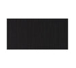 JaniSource Corrugated Vinyl Runner Mat, 1/8" Thick, V Groove, 24"W x 105'L, Blk 