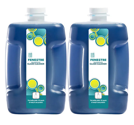 JaniSource Fenestre Concentrate Non-Ammoniated Glass Cleaner 1:64 for PRO FLO Dispensing System - 80 oz (Case of 2) 