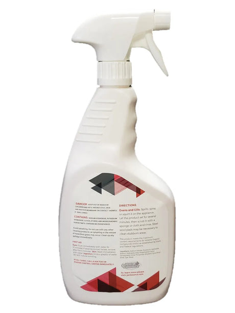 JaniSource GrillMeister Degreaser & Cleaner For Grills, Oven, Barbeques & Grates, 1 Quart 