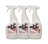 JaniSource GrillMeister Degreaser & Cleaner for Oven, Grill, Barbeque & Fryers, Commercial Grade, 1 Quart (3-Pack) 