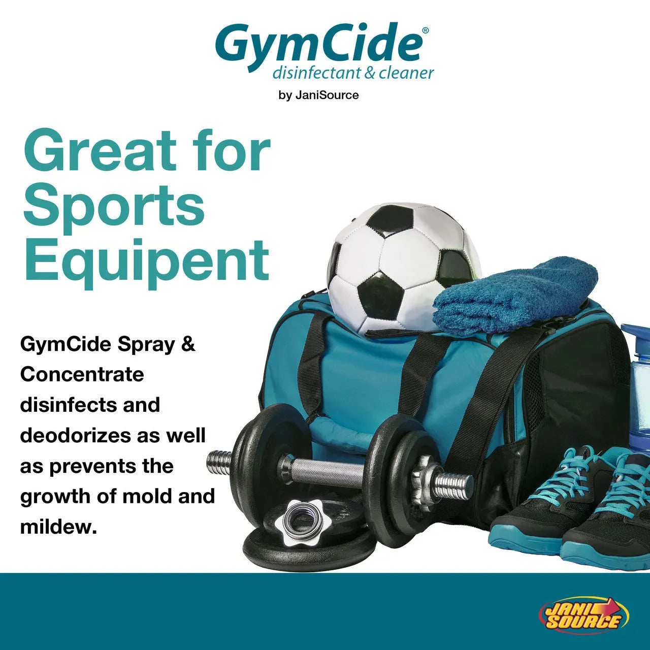 GymCide® Athletic Disinfectant – Ultra-Concentrated & Hospital