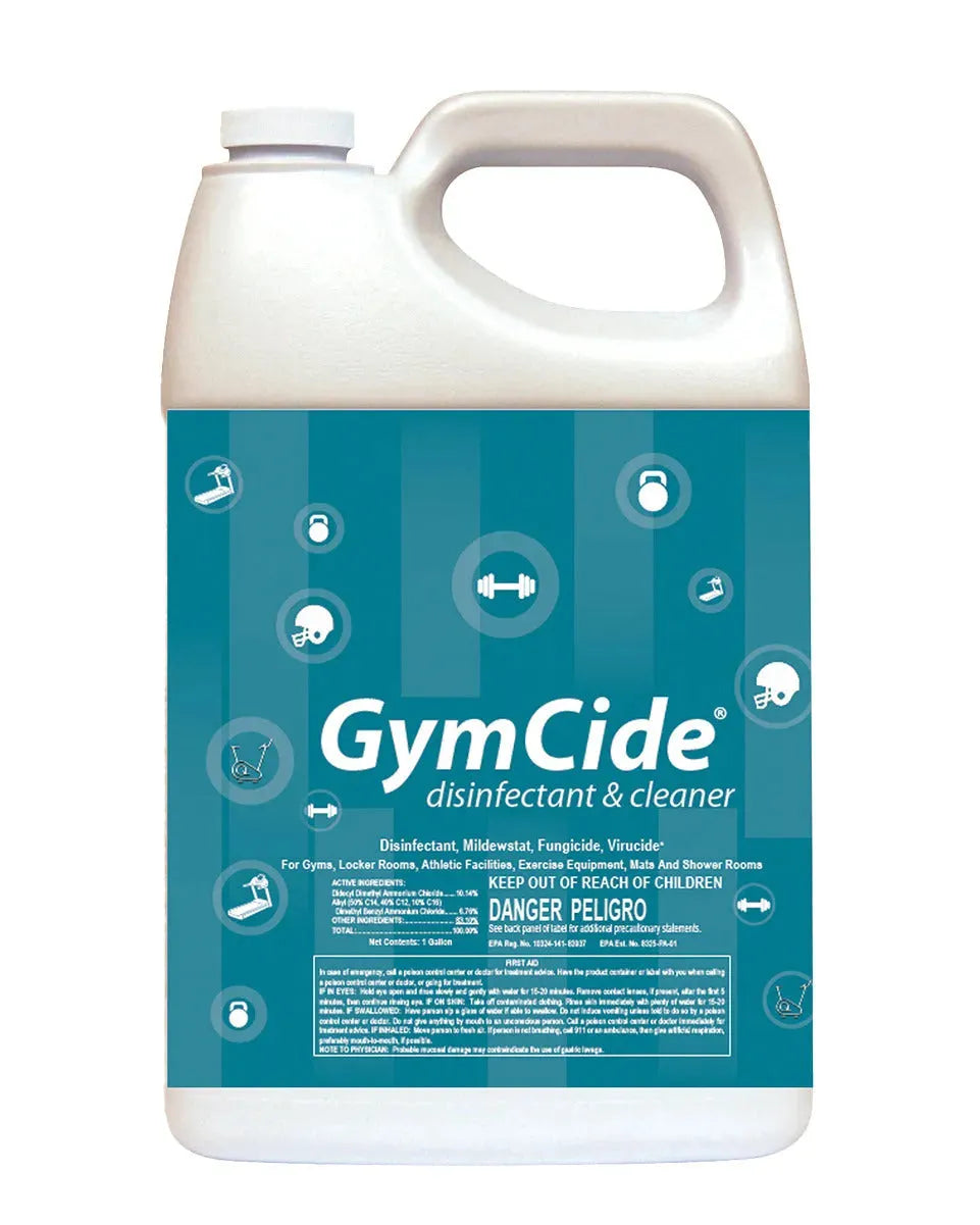 household cleaners damage plastic gym equipment
