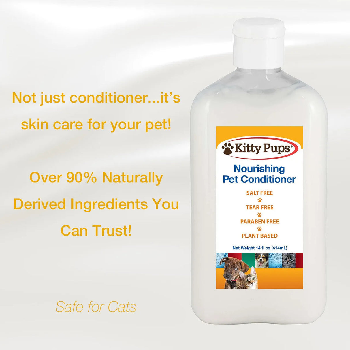 JaniSource KittyPups Nourishing Pet Conditioner, 14 oz 