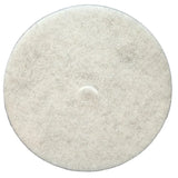 JaniSource Natural Hair Blend Light Burnishing Pad, 24-Inch Dia (Case of 5) 