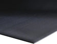JaniSource Round Rib Vinyl Runner Floor Mat, Black, 36" W x 105' L 