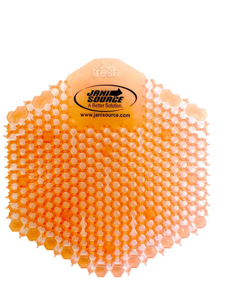JaniSource Wave 3D Urinal Screen Deodorizer, Mango, 2-Pack 