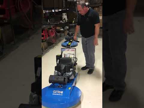 Aztec 21" LowRider High Speed Propane Burnisher Package w/ Pads & Chemicals (070-21-LR)
