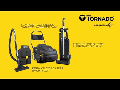 Tornado Zephyr Cordless Backpack Vacuum
