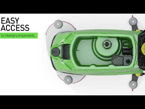 IPC 20" Auto Floor Scrubber Traction Drive, Pad Driver, 135 ah AGM Batteries (CT51XP50-OBCP-135)