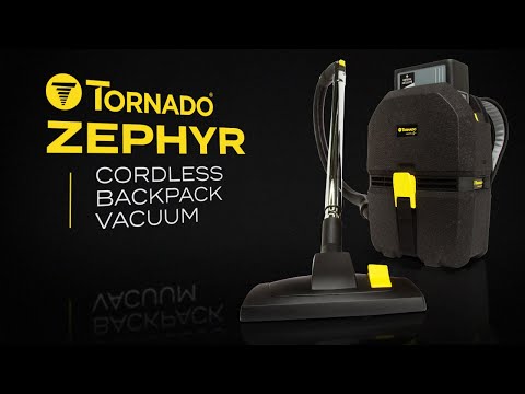 Tornado Zephyr Cordless Backpack Vacuum