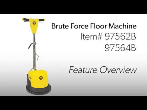 Tornado 17" Brute Force 175 RPM Low Speed Electric Floor Machine (97562B)