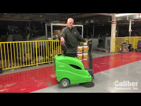 IPC 512R 28" Vacuum Ride-On Sweeper, Battery Powered, On-Board-Charger (512R)