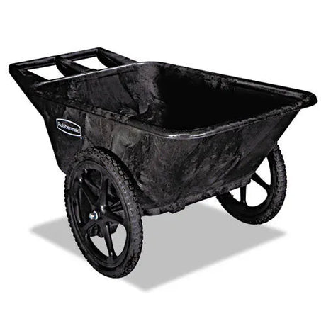 Rubbermaid  Commercial Rubbermaid Commercial Big Wheel Agriculture Cart, 300-lb Capacity, 32.75w X 58d X 28.25h, Black, Rcp5642bla 