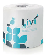 Bath Tissue, Solaris Livi Vpg, 2ply, 4.445x3.98, White, 500 sheets, Case of 80