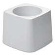  White Toilet Bowl Brush Holder, 1 Each 