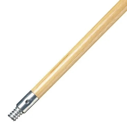 Threaded-Tip Hardwood Broom Handle, 15/16